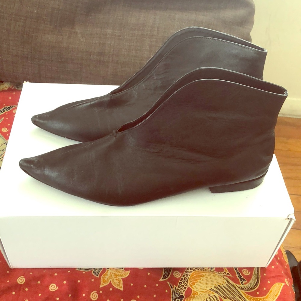 Leather Zara ankle boots